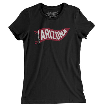 Arizona Pennant Women's T-Shirt-Allegiant Goods Co. Vintage Sports Apparel