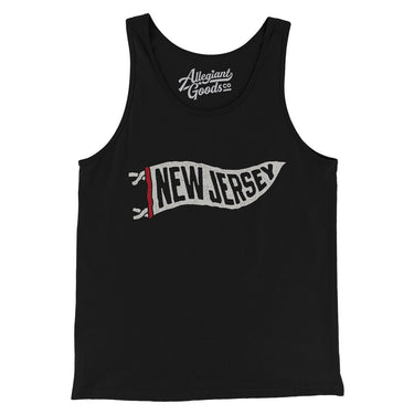 New Jersey Pennant Men/Unisex Tank Top-Allegiant Goods Co. Vintage Sports Apparel