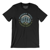 Wimberly Texas Retro Badge Men/Unisex T-Shirt-Black-Allegiant Goods Co. Vintage Sports Apparel
