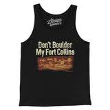 Don't Boulder My Fort Collins Men/Unisex Tank Top-Black-Allegiant Goods Co. Vintage Sports Apparel