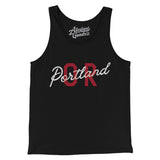 Portland Or Overprinted Men/Unisex Tank Top-Allegiant Goods Co. Vintage Sports Apparel