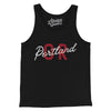 Portland Or Overprinted Men/Unisex Tank Top-Black-Allegiant Goods Co. Vintage Sports Apparel