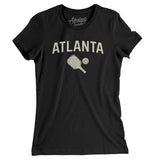 Atlanta Pickleball Women's T-Shirt-Black-Allegiant Goods Co. Vintage Sports Apparel