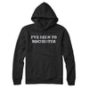 I've Been To Rochester Hoodie-Black-Allegiant Goods Co. Vintage Sports Apparel