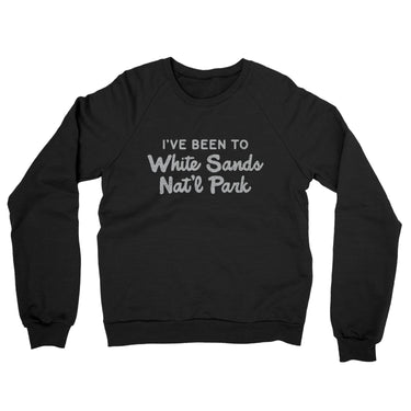 I've Been To White Sands National Park Midweight French Terry Crewneck Sweatshirt-Allegiant Goods Co. Vintage Sports Apparel