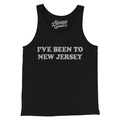 I've Been To New Jersey Men/Unisex Tank Top-Black-Allegiant Goods Co. Vintage Sports Apparel
