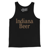 Indiana Beer Men/Unisex Tank Top-Black-Allegiant Goods Co. Vintage Sports Apparel