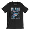Miami Baseball Throwback Mascot Men/Unisex T-Shirt-Black-Allegiant Goods Co. Vintage Sports Apparel