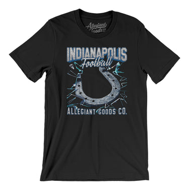 Indianapolis Football Throwback Mascot Men/Unisex T-Shirt-Allegiant Goods Co. Vintage Sports Apparel