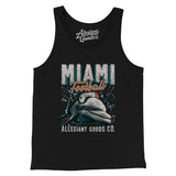 Miami Football Throwback Mascot Men/Unisex Tank Top-Allegiant Goods Co. Vintage Sports Apparel