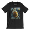 Los Angeles Football Throwback Mascot - Horse Men/Unisex T-Shirt-Black-Allegiant Goods Co. Vintage Sports Apparel