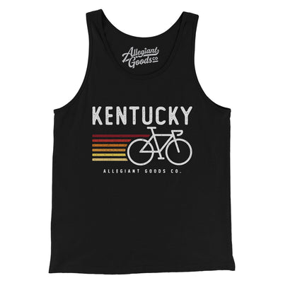 Kentucky Cycling Men/Unisex Tank Top-Black-Allegiant Goods Co. Vintage Sports Apparel