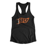 Sfca Pennant Women's Racerback Tank-Allegiant Goods Co. Vintage Sports Apparel