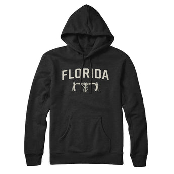 Florida Cycling Hoodie-Black-Allegiant Goods Co. Vintage Sports Apparel