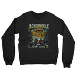 Jacksonville Football Throwback Mascot Midweight French Terry Crewneck Sweatshirt-Allegiant Goods Co. Vintage Sports Apparel