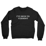 I've Been To Vermont Midweight French Terry Crewneck Sweatshirt-Allegiant Goods Co. Vintage Sports Apparel