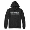 I've Been To Charlotte Hoodie-Black-Allegiant Goods Co. Vintage Sports Apparel