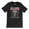 Atlanta Football Throwback Mascot Men/Unisex T-Shirt-Black-Allegiant Goods Co. Vintage Sports Apparel