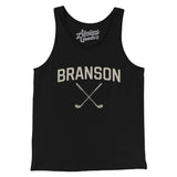Branson Golf Men/Unisex Tank Top-Black-Allegiant Goods Co. Vintage Sports Apparel