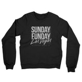 Sunday Funday Las Vegas Midweight French Terry Crewneck Sweatshirt-Allegiant Goods Co. Vintage Sports Apparel