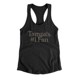 Tampa's Number 1 Fan Women's Racerback Tank-Allegiant Goods Co. Vintage Sports Apparel