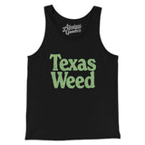 Texas Weed Men/Unisex Tank Top-Black-Allegiant Goods Co. Vintage Sports Apparel