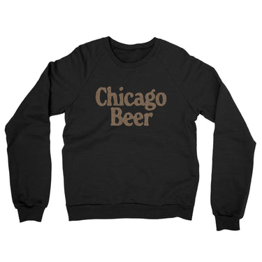 Chicago Beer Midweight French Terry Crewneck Sweatshirt-Allegiant Goods Co. Vintage Sports Apparel