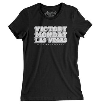 Victory Monday Las Vegas Women's T-Shirt-Allegiant Goods Co. Vintage Sports Apparel
