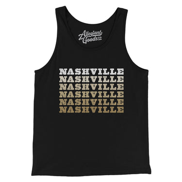 Nashville Repeat Men/Unisex Tank Top-Allegiant Goods Co. Vintage Sports Apparel
