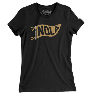 Nola Pennant Women's T-Shirt-Allegiant Goods Co. Vintage Sports Apparel