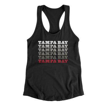Tampa Bay Repeat Women's Racerback Tank-Allegiant Goods Co. Vintage Sports Apparel