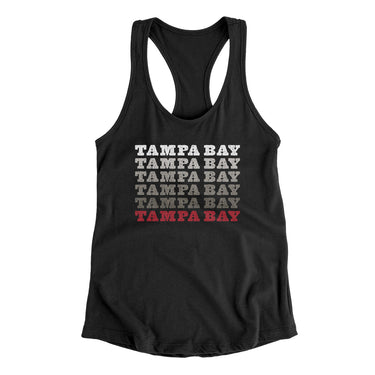 Tampa Bay Repeat Women's Racerback Tank-Allegiant Goods Co. Vintage Sports Apparel