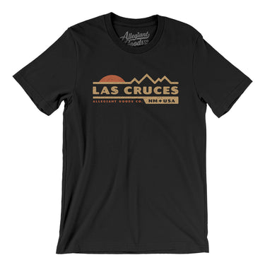Las Cruces Mountain Sunset Men/Unisex T-Shirt-Black-Allegiant Goods Co. Vintage Sports Apparel