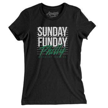 Sunday Funday Philly Women's T-Shirt-Allegiant Goods Co. Vintage Sports Apparel