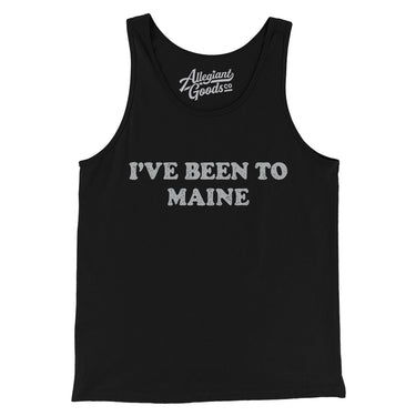 I've Been To Maine Men/Unisex Tank Top-Allegiant Goods Co. Vintage Sports Apparel