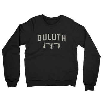 Duluth Cycling Midweight French Terry Crewneck Sweatshirt-Black-Allegiant Goods Co. Vintage Sports Apparel