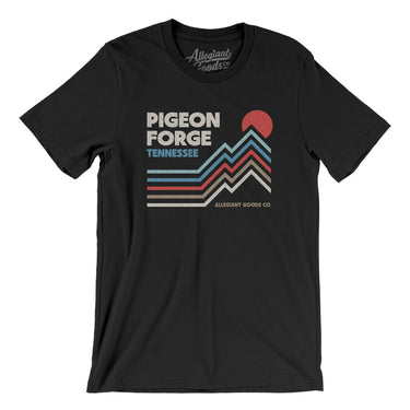 Pigeon Forge Tennessee Men/Unisex T-Shirt-Black-Allegiant Goods Co. Vintage Sports Apparel