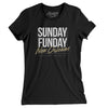 Sunday Funday New Orleans Women's T-Shirt-Black-Allegiant Goods Co. Vintage Sports Apparel
