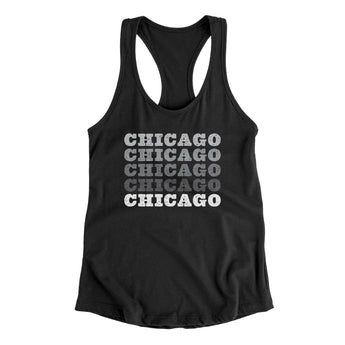 Chicago Repeat Women's Racerback Tank-Allegiant Goods Co. Vintage Sports Apparel