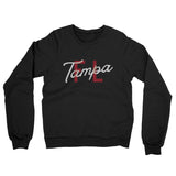 Tampa Fl Overprinted Midweight French Terry Crewneck Sweatshirt-Allegiant Goods Co. Vintage Sports Apparel