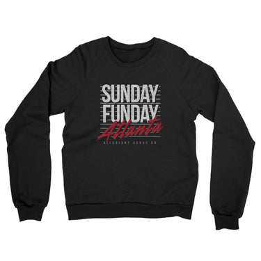 Sunday Funday Atlanta Midweight French Terry Crewneck Sweatshirt-Allegiant Goods Co. Vintage Sports Apparel