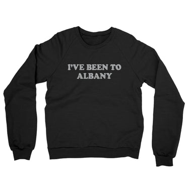 I've Been To Albany Midweight French Terry Crewneck Sweatshirt-Allegiant Goods Co. Vintage Sports Apparel