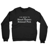 I've Been To Mount Rainier National Park Midweight French Terry Crewneck Sweatshirt-Allegiant Goods Co. Vintage Sports Apparel