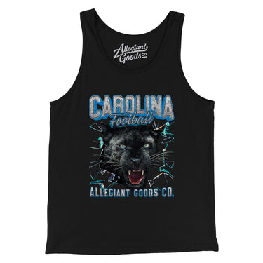 Carolina Football Throwback Mascot Men/Unisex Tank Top-Allegiant Goods Co. Vintage Sports Apparel