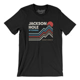 Jackson Hole Wyoming Men/Unisex T-Shirt-Black-Allegiant Goods Co. Vintage Sports Apparel
