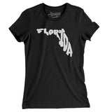 Florida State Shape Text Women's T-Shirt-Allegiant Goods Co. Vintage Sports Apparel