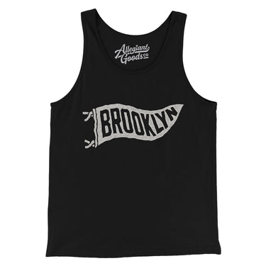 Brooklyn Pennant Men/Unisex Tank Top-Allegiant Goods Co. Vintage Sports Apparel