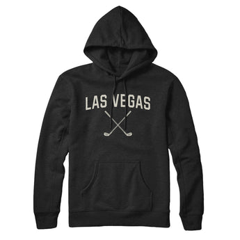 Las Vegas Golf Hoodie-Black-Allegiant Goods Co. Vintage Sports Apparel