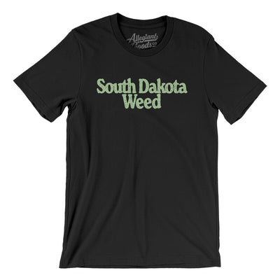 South Dakota Weed Men/Unisex T-Shirt-Black-Allegiant Goods Co. Vintage Sports Apparel