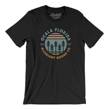 Ocala Florida Retro Badge Men/Unisex T-Shirt-Allegiant Goods Co. Vintage Sports Apparel